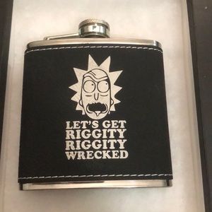 Rick and Morty Flask